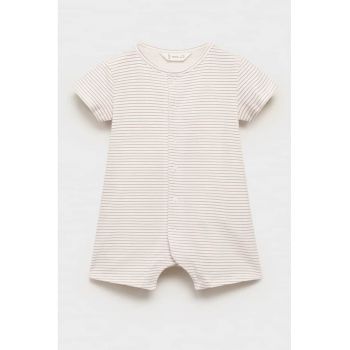 Pijama din amestec de bumbac cu model in dungi