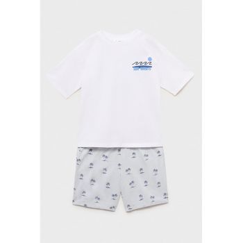 Pijama scurta cu model tropical