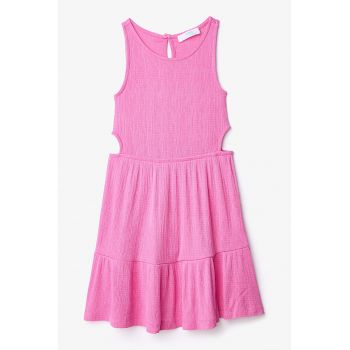 Rochie evazata cu decupaje