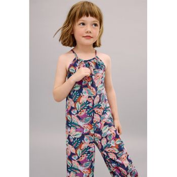 Salopeta de bumbacu model floral