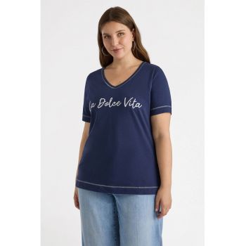 Tricou cu imprimeu text