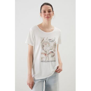 Tricou cu motive orientale