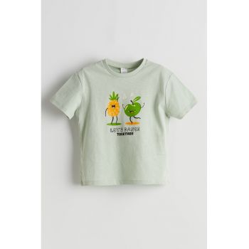 Tricou de bumbac cu fructe
