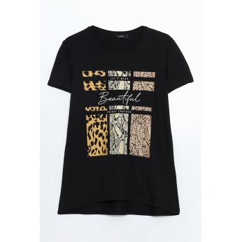 Tricou de bumbac cu imprimeu
