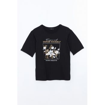 Tricou de bumbac cu imprimeu