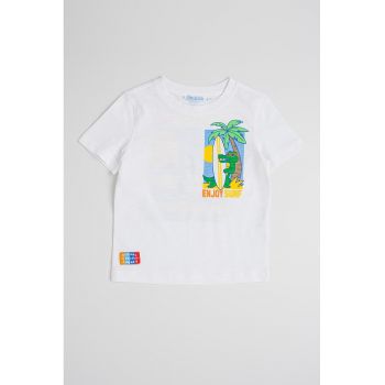 Tricou de bumbac cu imprimeu