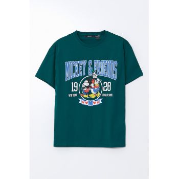Tricou din bumbac cu imprimeu grafic