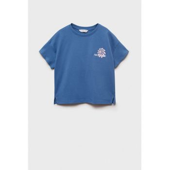 Tricou din bumbac cu imprimeu pe partea din spate