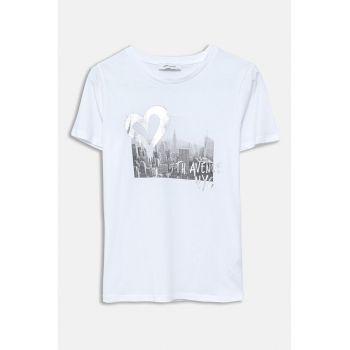 Tricou regular fit cu imprimeu foto