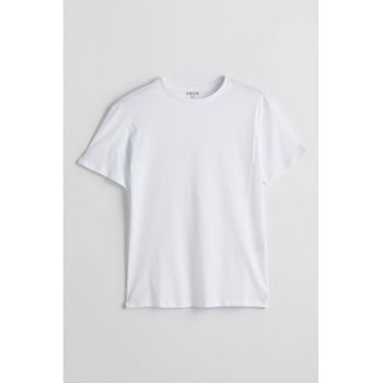Tricou uni de bumbac