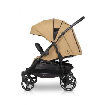 Carucior pentru gemeni 2 in 1, Euro Cart Doblo Camel, cu Landouri, pliabil, cu suspensii, spatar reglabil, copertina reglabila si accesorii incluse, greutate maxim admisa 22 kg Carucior pentru gemeni 2 in 1, Euro Cart Doblo Camel, cu Landouri, pliabil, cu suspensii, spatar reglabil, copertina reglabila si accesorii incluse, greutate maxim admisa 22 kg