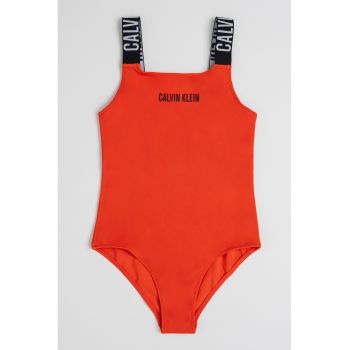 Costum de baie intreg cu barete late