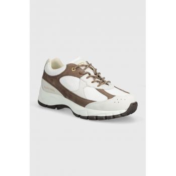 Filling Pieces sneakers din piele Oryon Runner culoarea maro, 56327361933