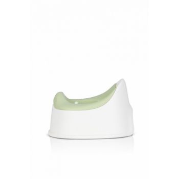 Olita pentru copii, Colibro Solo, cu vas colector detasabil, forma ergonomica, picioare stabilizatoare din cauciuc, Cloud Green