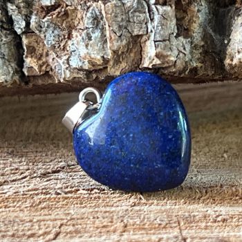 Pandantiv inima lapis lazuli