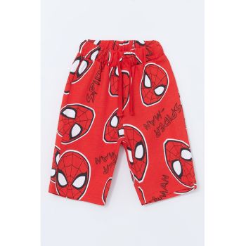Pantaloni scurti cu imprimeu cu Spider-Man