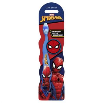 Periuta de dinti pentru copii cu capac Spiderman