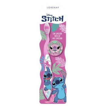 Periuta de dinti pentru copii cu capac Stitch