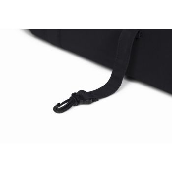 Port bebe Easy Go Echo Carrier, cu intaritura si manere pentru transport, cu husa de picioruse si capotina, dimensiune 75 x 30 x 20 cm, Ebony Black