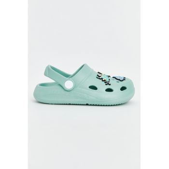 Saboti slingback cu perforatii