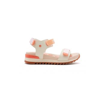 Sandale din piele ecologica cu inchidere velcro