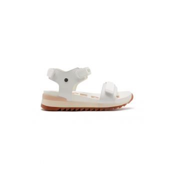 Sandale din piele ecologica cu inchidere velcro