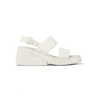 Sandale wedge de piele Kaah