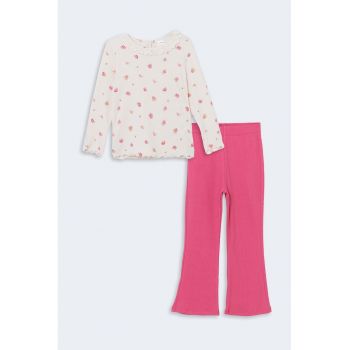 Set de bluza si pantaloni evazati