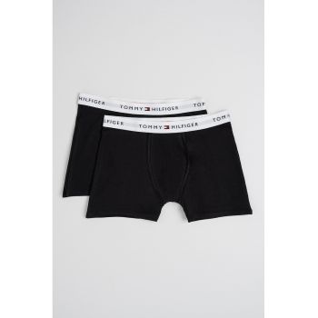 Set de boxeri din amestec de bumbac cu logo in talie - 2 perechi