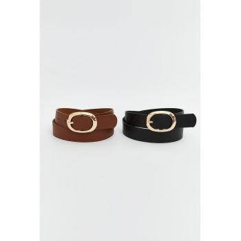 Set de curele din piele ecologica - 2 piese