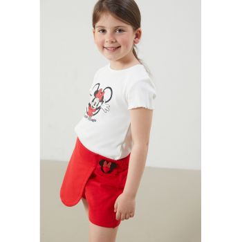 Set de tricou si pantaloni scurti din amestec de bumbac - 2 piese