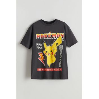 Tricou din bumbac cu imprimeu cu desene animate