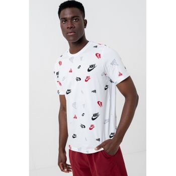 Tricou din bumbac cu imprimeu logo