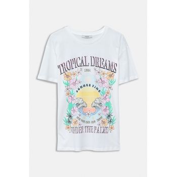 Tricou din bumbac cu imprimeu