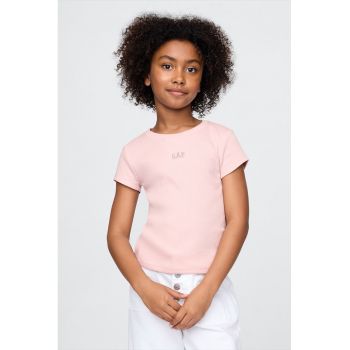 Tricou slim fit cu decolteu rotund