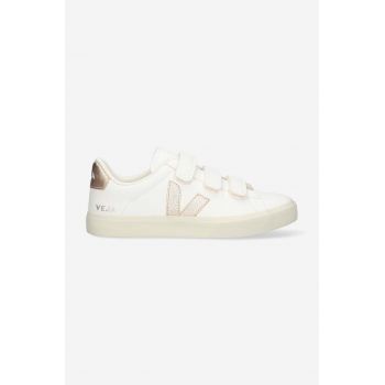 Veja sneakers din piele Chromefree Recife Logo culoarea alb RC052762-WHITE