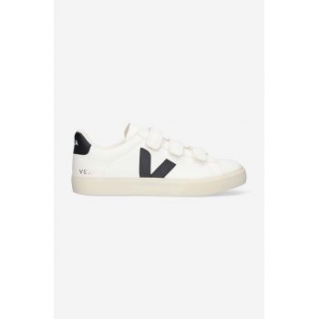 Veja sneakers din piele Recife Logo culoarea alb RC052790-WHITE