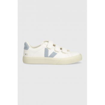 Veja sneakers din piele Recife Logo culoarea alb