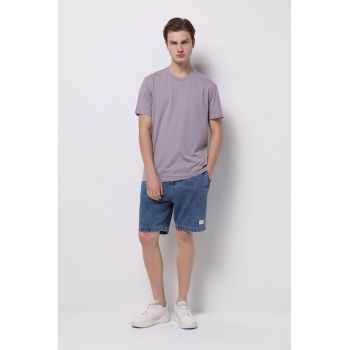 Blugi scurti relaxed-fit cu talie elastica de firma originali