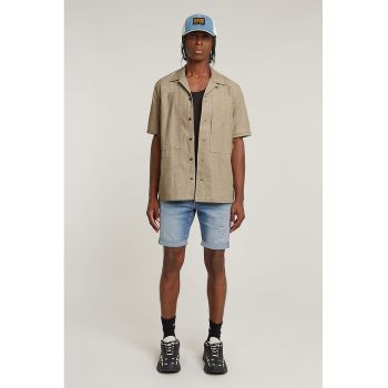 Blugi scurti slim fit din amestec de lyocell 3301 de firma originali