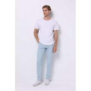 Blugi slim-fit cu model uni de firma originali