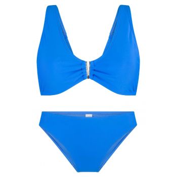 Costum de baie din doua piese cu model uni