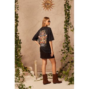 Medicine tricou din bumbac culoarea gri
