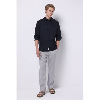Pantaloni regular-fit din in