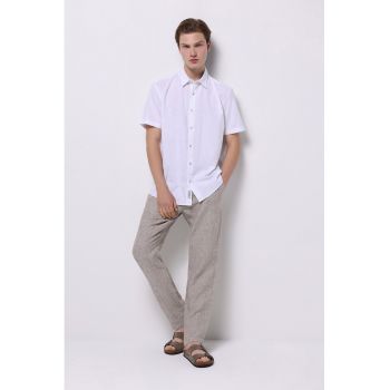 Pantaloni regular-fit din in