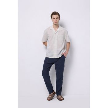Pantaloni regular-fit din in