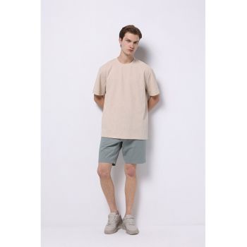 Pantaloni scurti chino cu snur in talie
