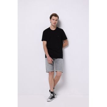 Pantaloni scurti din denim cu talie joasa