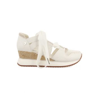 Pantofi sport cu garnituri de piele ecologica si decupaje Muir