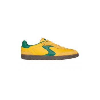 Pantofi sport din piele ecologica cu garnitura din piele intoarsa Hotshot
